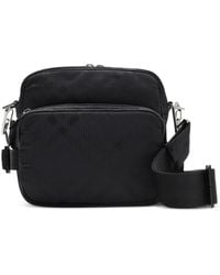 Burberry - Check Jacquard Pocket Crossbody Bag - Lyst
