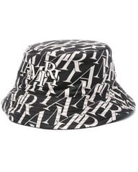Amiri - Embroidered-logo Reversible Bucket Hat - Lyst