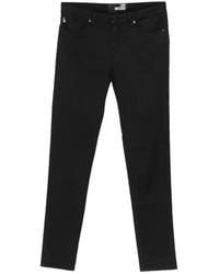 Love Moschino - Logo-Patch Slim-Fit Jeans - Lyst
