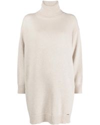 Kiton - Roll-Neck Cashmere Dress - Lyst