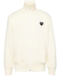 COMME DES GARÇONS PLAY - Jersey Trainingsjack Met Hartprint - Lyst