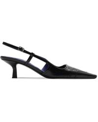 Burberry - Chisel Slingback-Pumps 50Mm - Lyst