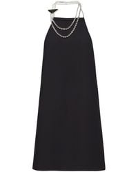 Prada - Mini-jurk Met Halternek - Lyst