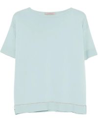 D.exterior - Embellished Short-Sleeve Top - Lyst