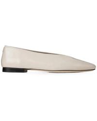 Jimmy Choo - Margot Leather Ballet Flats - Lyst