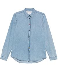 Paul Smith - Press-Stud Denim Shirt - Lyst