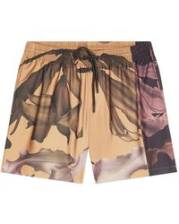 Dries Van Noten - Short De Bain À Fleurs - Lyst
