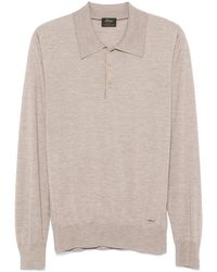 Brioni - Fein Gestricktes Poloshirt - Lyst
