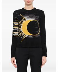 McQueen - Pullover Mit Himmels-Intarsie - Lyst
