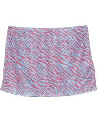 Oséree - Zebra-Print Midi Skirt - Lyst