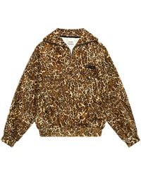Isabel Marant - Leopard Print Cotton Sweatshirt - Lyst