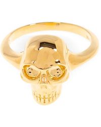 McQueen - Skull Ring - Lyst