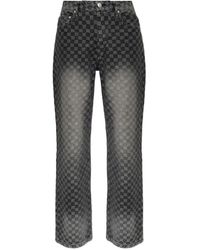 MISBHV - Monogram-Check Jeans - Lyst