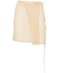 Missoni - Crochet Wrap Mini Skirt - Lyst