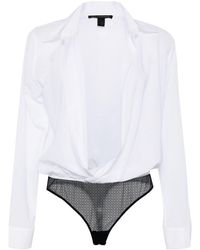 Kiki de Montparnasse - Crossover Cotton Bodysuit - Lyst