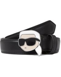 Karl Lagerfeld - Ikonic Karl Belt - Lyst