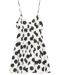 Bambah - Vestido corto con motivo de lunares - Lyst