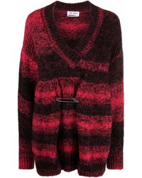 The Attico - Gestreifter Strickpullover - Lyst