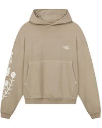 ROUGH - Floral-Print Pocket Hoodie - Lyst