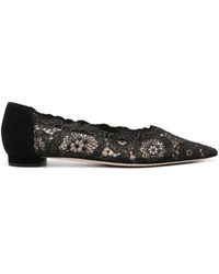 Arteana - Floral-lace Ballerina Shoes - Lyst