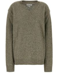 Maison Margiela - V-Neck Sweater - Lyst