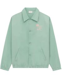 Drole de Monsieur - Button Graphic Shirt Jacket - Lyst