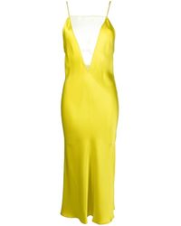 Stella McCartney - Kleid mit transparenten Einsätzen - Lyst