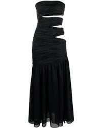 ROTATE BIRGER CHRISTENSEN - Glitter Jersey Cut-out Dress - Lyst