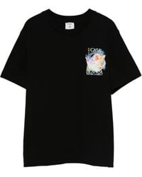 CASABLANCA - T-Shirt Mit Logo-Print - Lyst