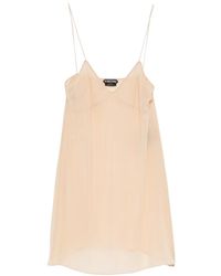 Tom Ford - Robe-Nuisette De Cocktail En Georgette Stretch - Lyst