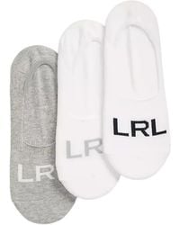 Ralph Lauren - Lot De 3 Paires De Chaussettes À Logo Imprimé - Lyst