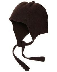 Maison Michel - Paulina Logo-Plaque Hat - Lyst