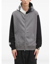 A Bathing Ape - Sudadera con capucha y tiburón estampado - Lyst