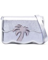 Palm Angels - Palm Beach Metallic-Effect Shoulder Bag - Lyst