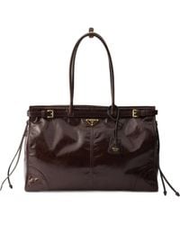 Prada - Bonnie Extra-Large Leather Bag - Lyst