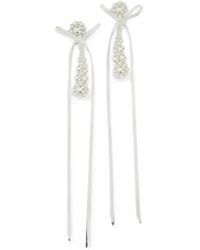 Simone Rocha - Victorian Bow-Detail Faux-Pearl Earrings - Lyst