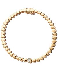 Anita Ko - 18kt Yellow Gold Diamond Tennis Bracelet - Lyst