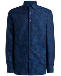 Etro - Floral Cotton Jacquard Shirt - Lyst