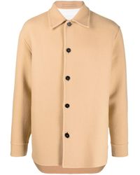 Jil Sander - Button-up Long-sleeved Overshirt - Lyst