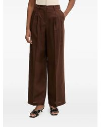 Twinset - Pleated Wide-Leg Trousers - Lyst
