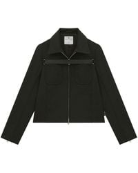 Courreges - Zip-up Cropped Jacket - Lyst