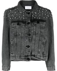 Ana Radu - Crystal-Embellished Denim Jacket - Lyst