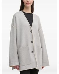 Ouí - Patch Pocket Cardigan - Lyst