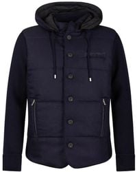Gran Sasso - Hooded Quilted Jacket - Lyst