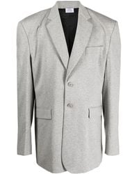 Vetements - Single-Breasted Shoulder-Pad Blazer - Lyst
