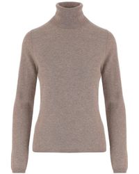 Allude - Roll-Neck Cashmere Sweater - Lyst