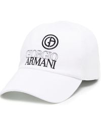 Giorgio Armani - Embroidered-logo Cap - Lyst