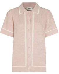 Fendi - Ff Crochet Sweater - Lyst