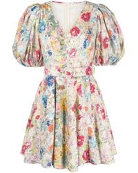 Zimmermann - Clover フローラル ミニドレス - Lyst