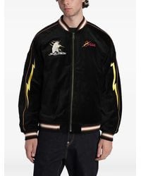Evisu - Embroidered Bomber Jacket - Lyst